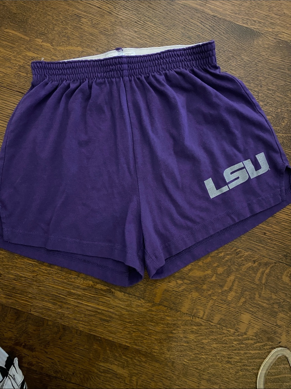 LSU Women's Purple Athletic Shorts size Med fits like a small